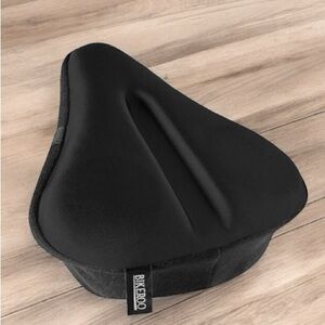 Bikeroo Exercise GEL Bike Saddle Seat Cushion Cover Large 11”x10”x1.8” Black New